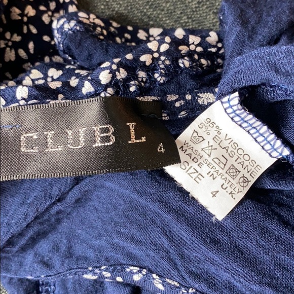 CLUB L ASOS skater floral cross back dress - Picture 13 of 16